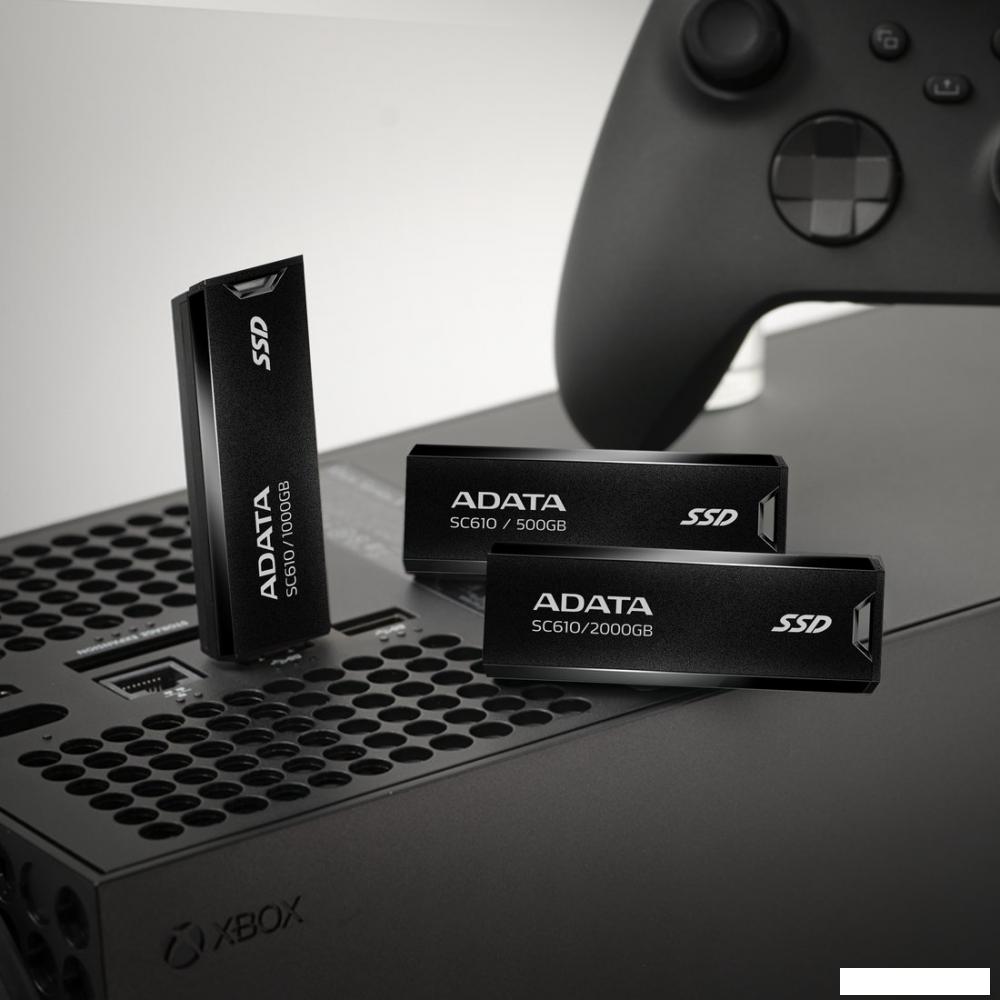 Внешний накопитель ADATA SC610 1TB SC610-1000G-CBK/RD