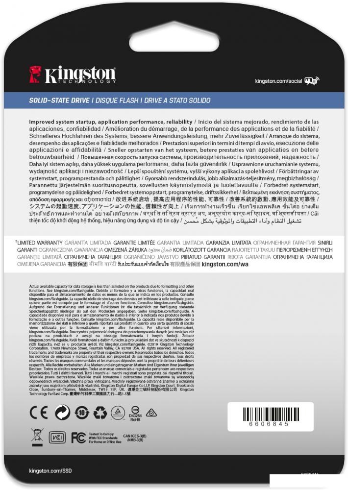 SSD Kingston DC450R 480GB SEDC450R/480G