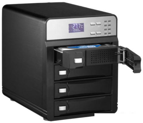 Бокс для накопителей 3.5" AgeStar 3C4B3A1 Black