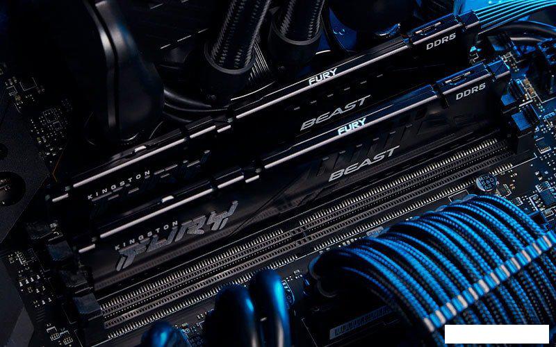 Оперативная память Kingston FURY Beast 2x32ГБ DDR5 6000 МГц KF560C40BBK2-64
