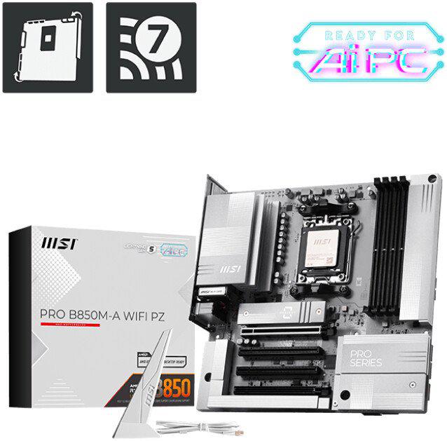 Материнские платы MSI Pro B850M-A WiFi PZ