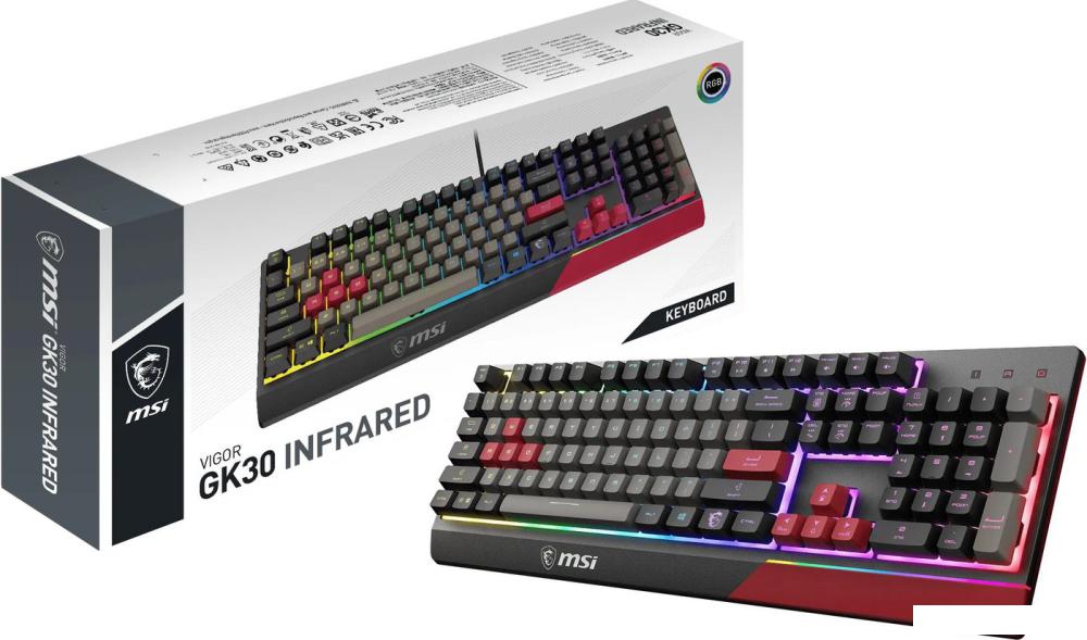 Клавиатура MSI Vigor GK30 Infrared (черный)