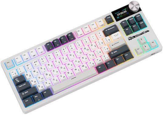 Клавиатура Royal Kludge S85 White Night (RK Cloud)