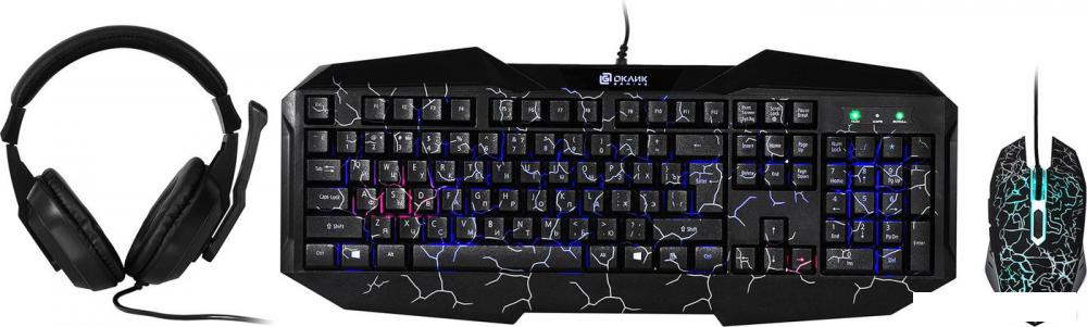Игровой набор Oklick HS-HKM100G Imperial