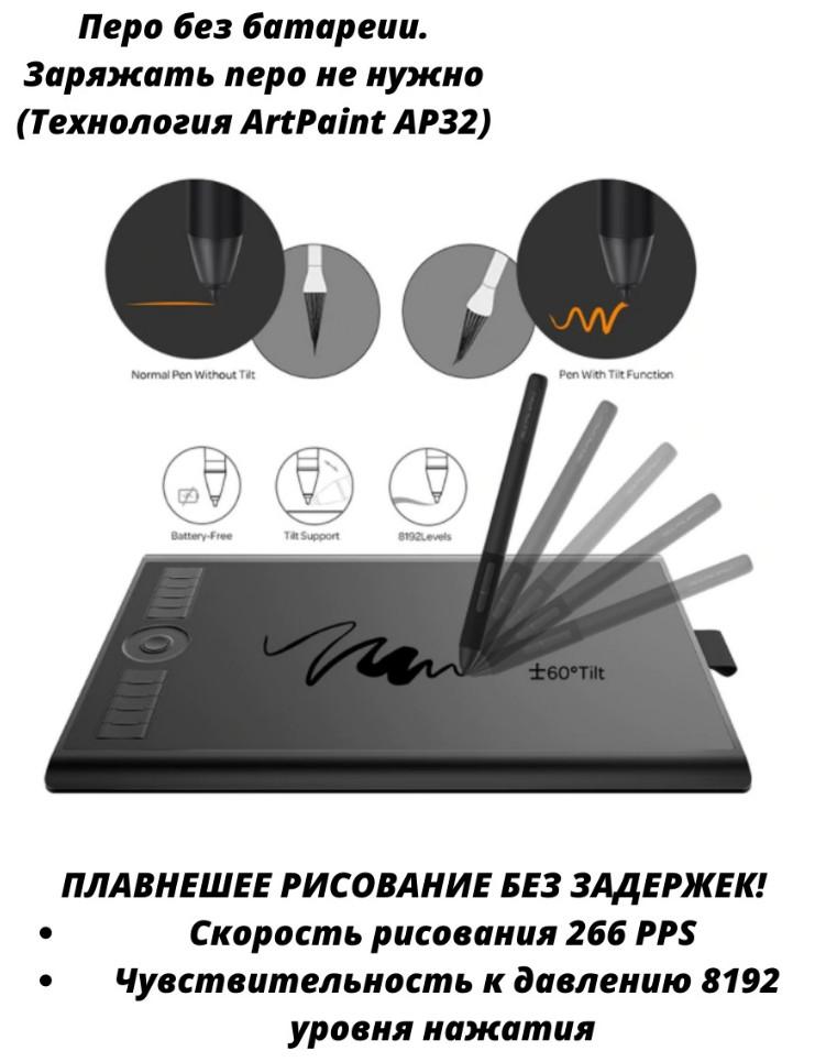 Графический планшет Gaomon M10K Pro