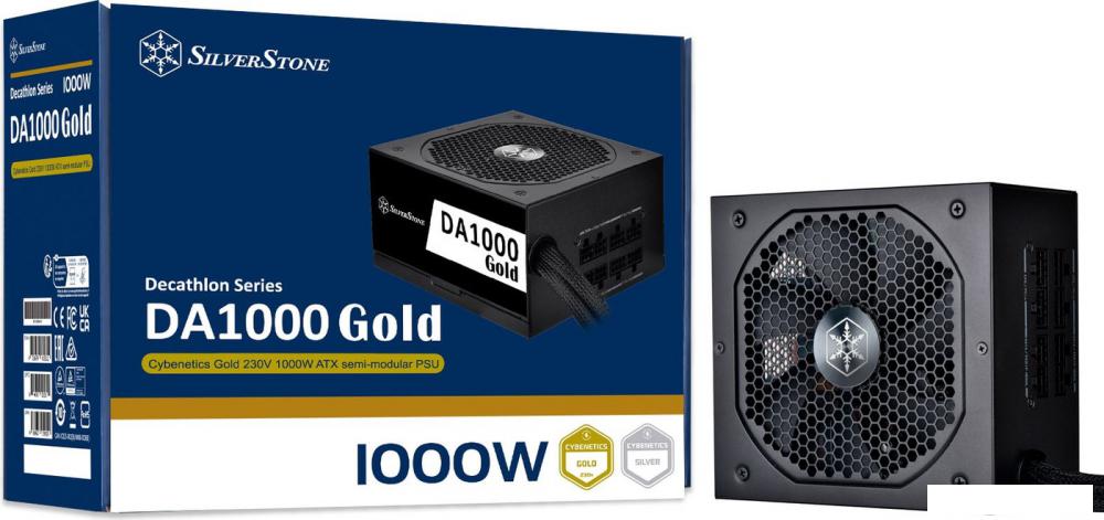 Блок питания SilverStone DA1000 Cybenetics Gold SST-DA1000-GH