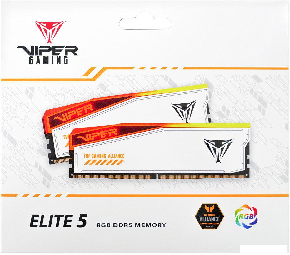 Оперативная память Patriot Viper Elite 5 RGB TUF Gaming Alliance 2x16ГБ DDR5 6000 МГц PVER532G60C36KT
