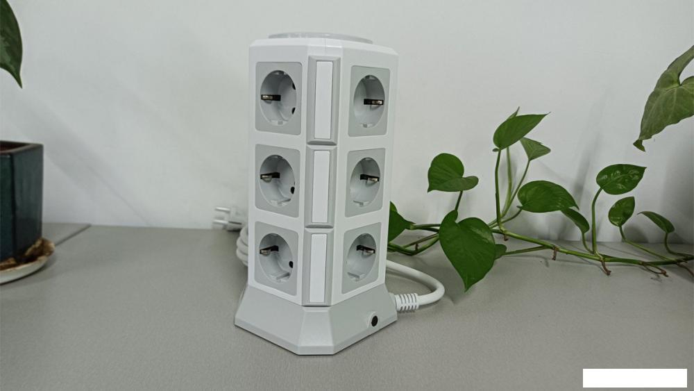 Сетевой фильтр Ritmix RM-2123C (белый)