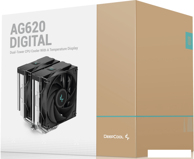 Кулер для процессора DeepCool AG620 Digital R-AG620-BKNDMN-G-1