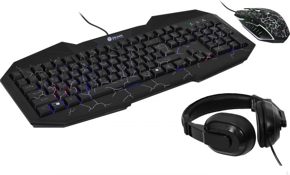 Игровой набор Oklick HS-HKM100G Imperial