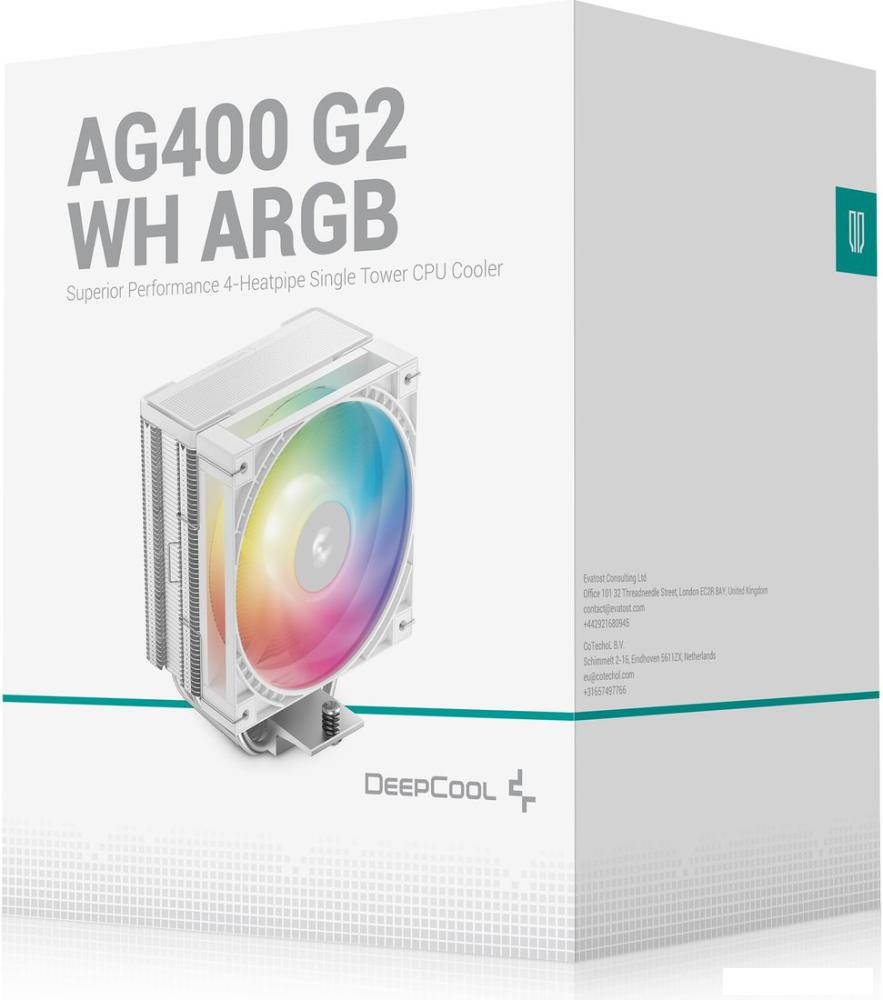 Системы охлаждения DeepCool AG400 G2 ARGB WH R-AG400-WHAMMG2-G