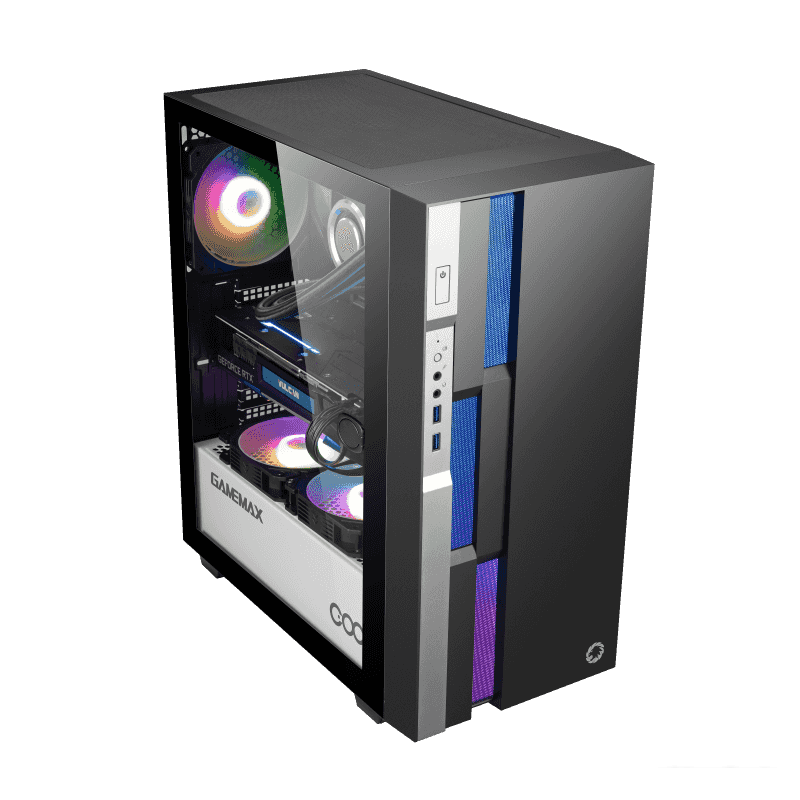 Корпус GameMax Brufen C3 BW (черный/белый)