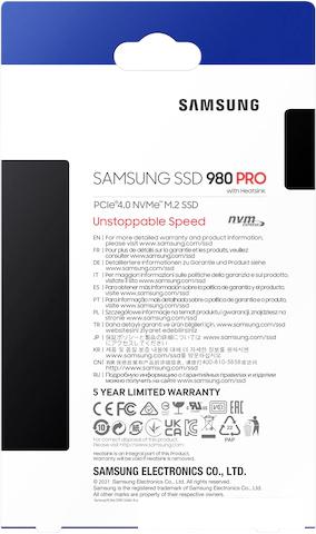 SSD Samsung 980 Pro с радиатором 2TB MZ-V8P2T0CW SSD Samsung 980 Pro с радиатором 2TB MZ-V8P2T0CW