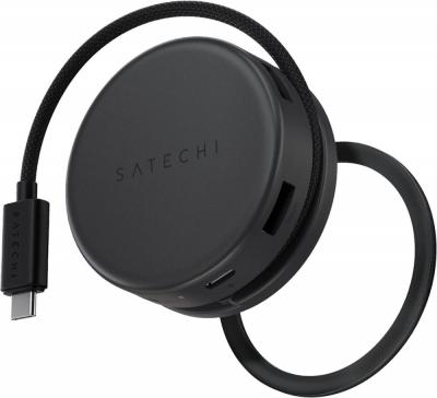 USB-хабы и док-станции Satechi OntheGo 7-in-1 Multiport Adapter ST-POTG7C (черный)