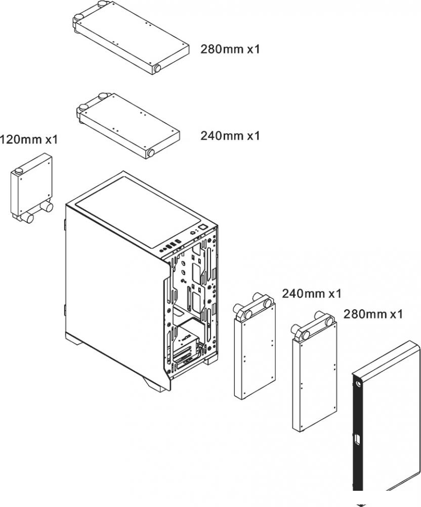 Корпус Thermaltake S100 TG CA-1Q9-00S1WN-00