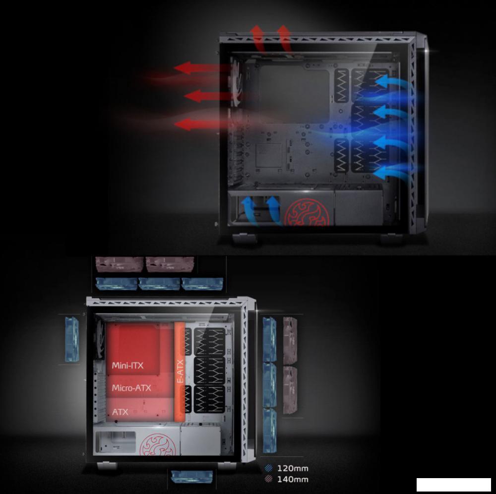 Корпус ADATA XPG Battlecruiser (белый)