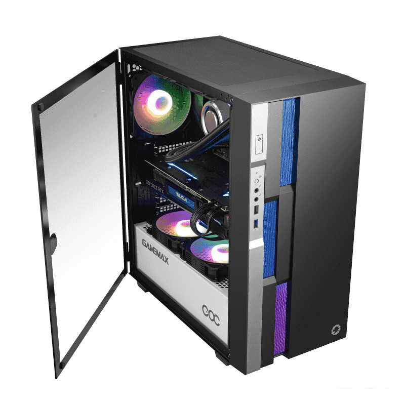 Корпус GameMax Brufen C3 BW (черный/белый)