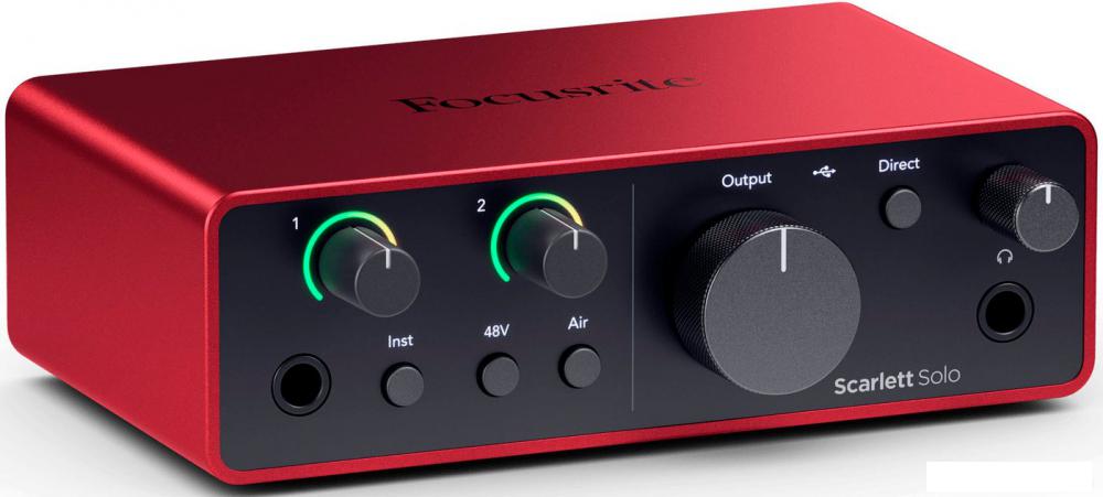 Комплект для звукозаписи Focusrite Scarlett Solo Studio (4-е поколение)