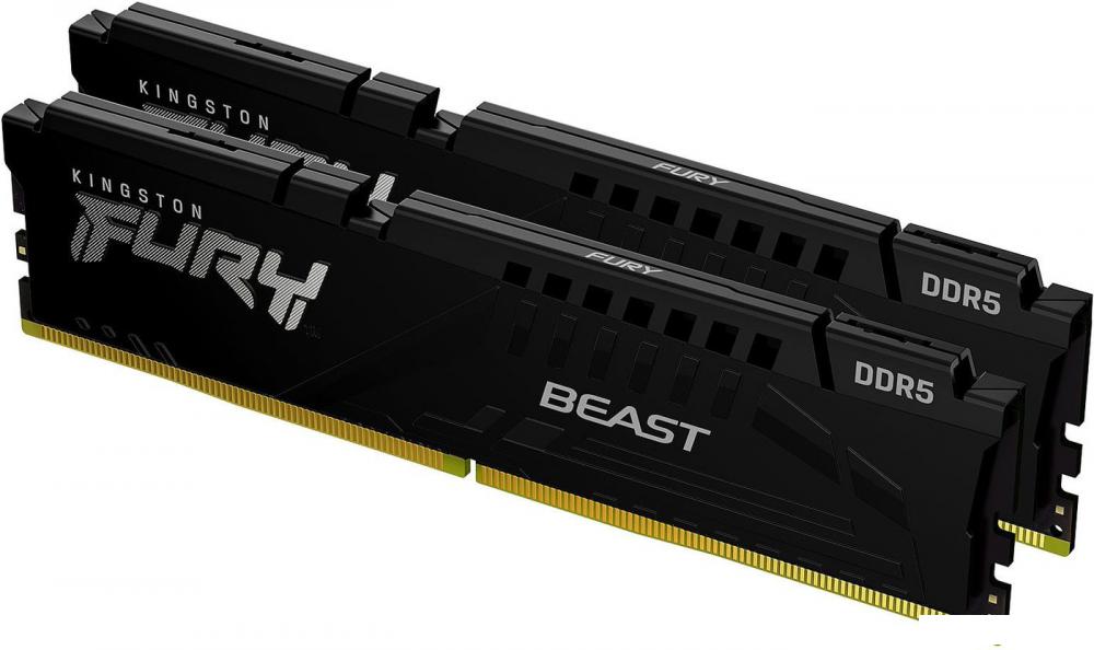 Оперативная память Kingston FURY Beast 2x32ГБ DDR5 6000 МГц KF560C40BBK2-64