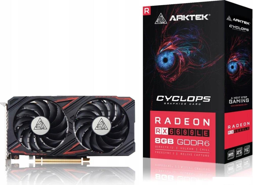 Видеокарта Arktek Cyclops RX 6600 LE 8GB GDDR6 AKR6600LED6S8GH1