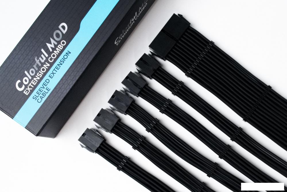 Кабель Qingsea Colorful MOD Extansion Combo QHM-0801 (черный)