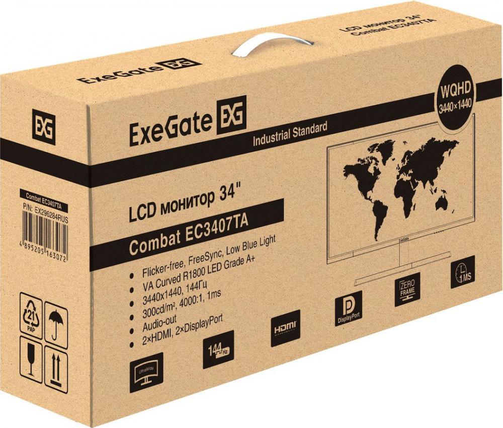 Игровой монитор ExeGate Combat EC3407TA EX296284RUS Игровой монитор ExeGate Combat EC3407TA EX296284RUS