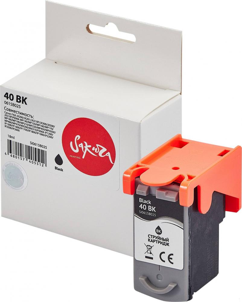Картридж Sakura Printing SI0615B025 (аналог Canon 40 BK) Картридж Sakura Printing SI0615B025 (аналог Canon 40 BK)