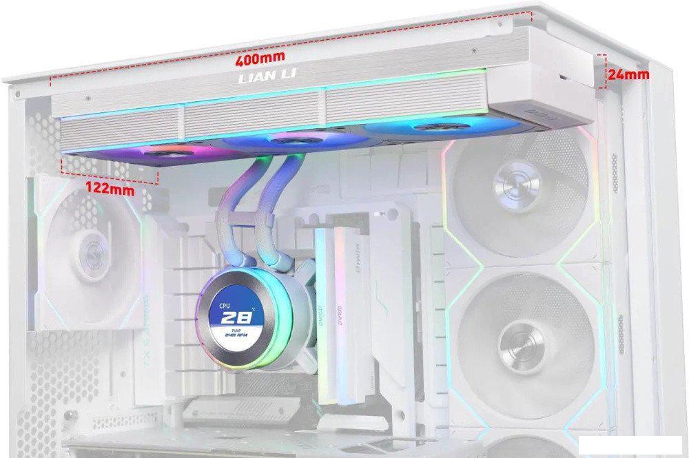 Система жидкостного охлаждения для процессора Lian Li Hydroshift II LCD-C 360CL GHS2LCD36RW G89.GHS2LCD36RW.R0