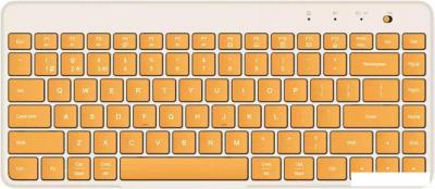 Клавиатура Xiaomi Dual Mode Wireless Keyboard XMBXJP01YM (бежевый/желтый)