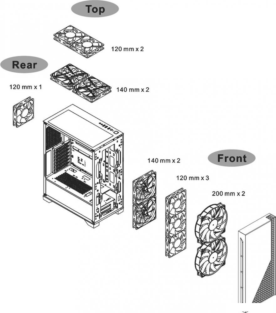 Корпус Thermaltake H330 TG CA-1R8-00M1WN-00