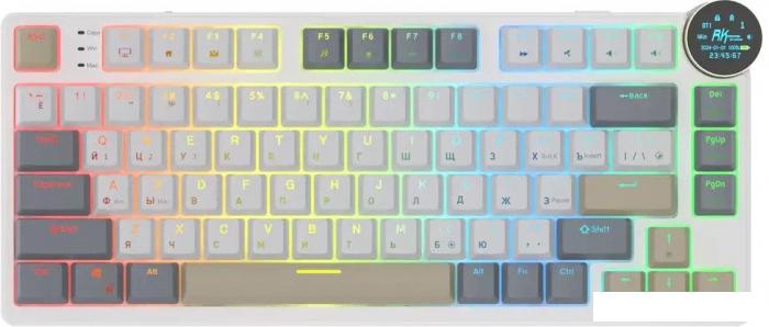 Клавиатура Royal Kludge N80 Pearly Dawn (RK Red)