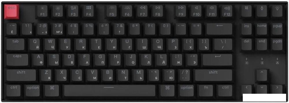 Клавиатура Keychron K8 V2 White LED K8X-A1Z-RU (Keychron Super Red)