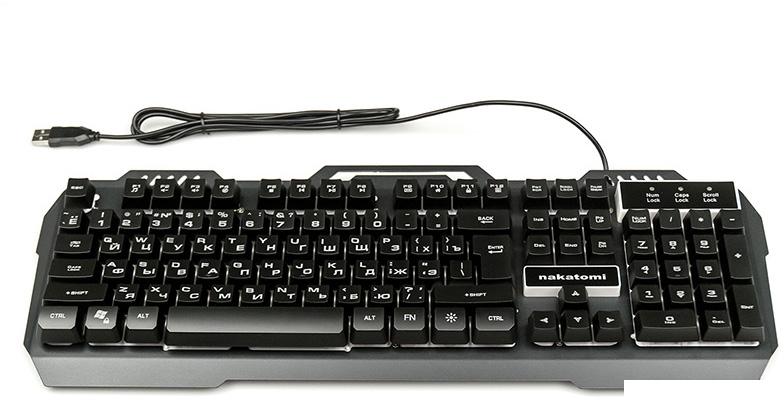 Клавиатура Nakatomi KG-35U (черный)