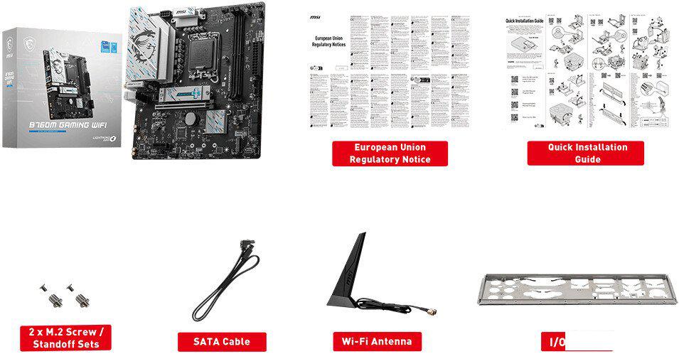 Материнская плата MSI B760M Gaming WiFi