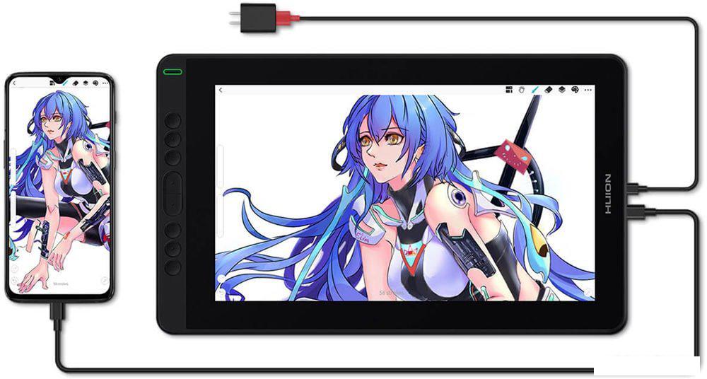 Графический монитор Huion Kamvas 13 (фиолетовый) Графический монитор Huion Kamvas 13 (фиолетовый)