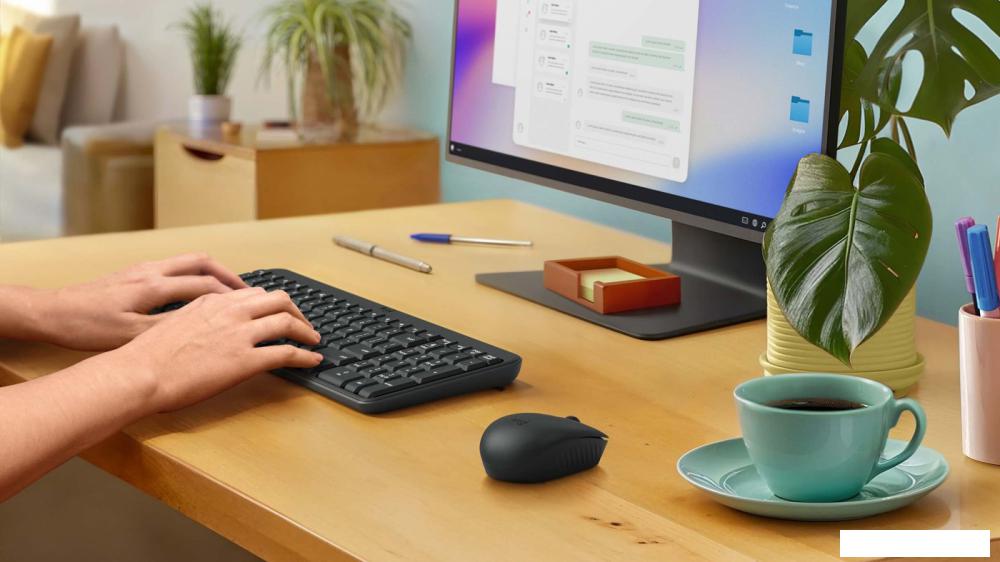 Офисный набор Logitech MK250 Compact Bluetooth Wireless Combo 920-013853 (графит)