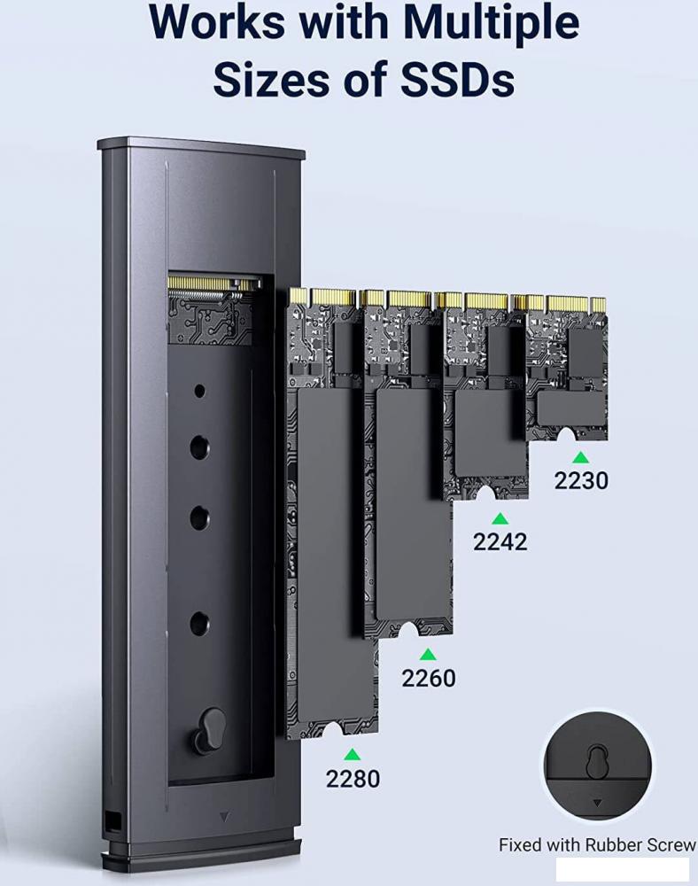 Бокс для накопителей M.2 Ugreen CM578 15512