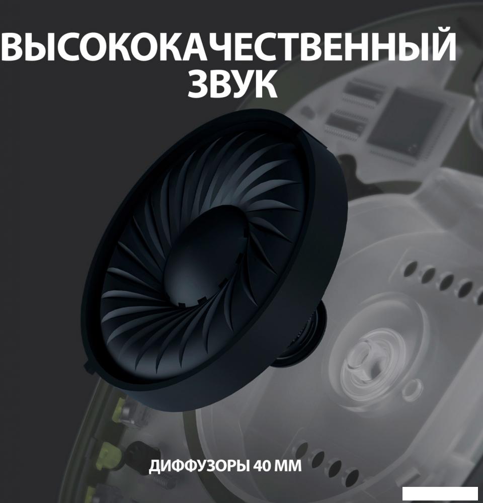 Наушники Logitech G435 Lightspeed (черный/неоновый желтый)