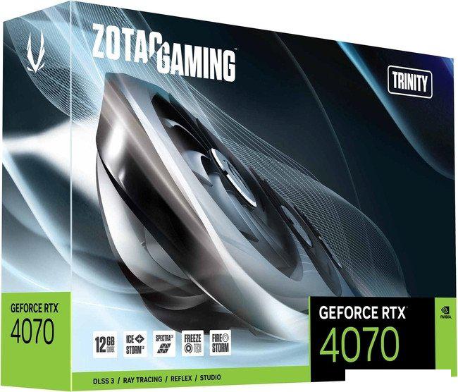 Видеокарта ZOTAC GeForce RTX 4070 Trinity ZT-D40700D-10P