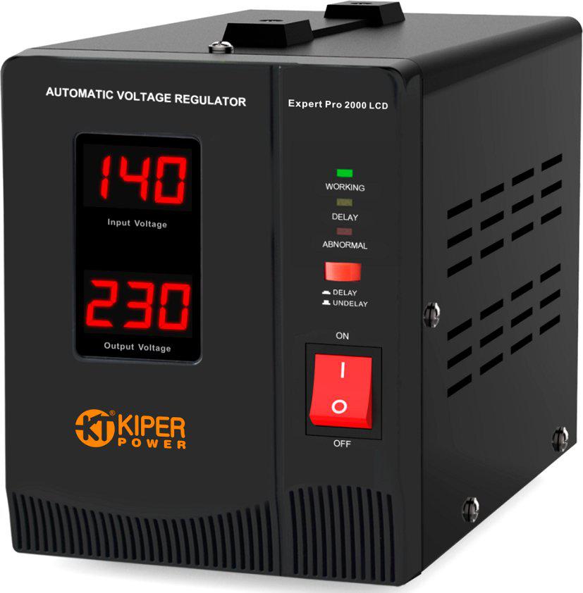 Стабилизаторы, сетевые фильтры, удлинители Kiper Power Expert Pro 2000 LCD (2000VA/1200W)