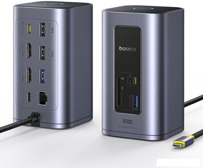 Док-станция Baseus Nomos NU1 Air Win 12-in-1 Docking Station B00568103813-00