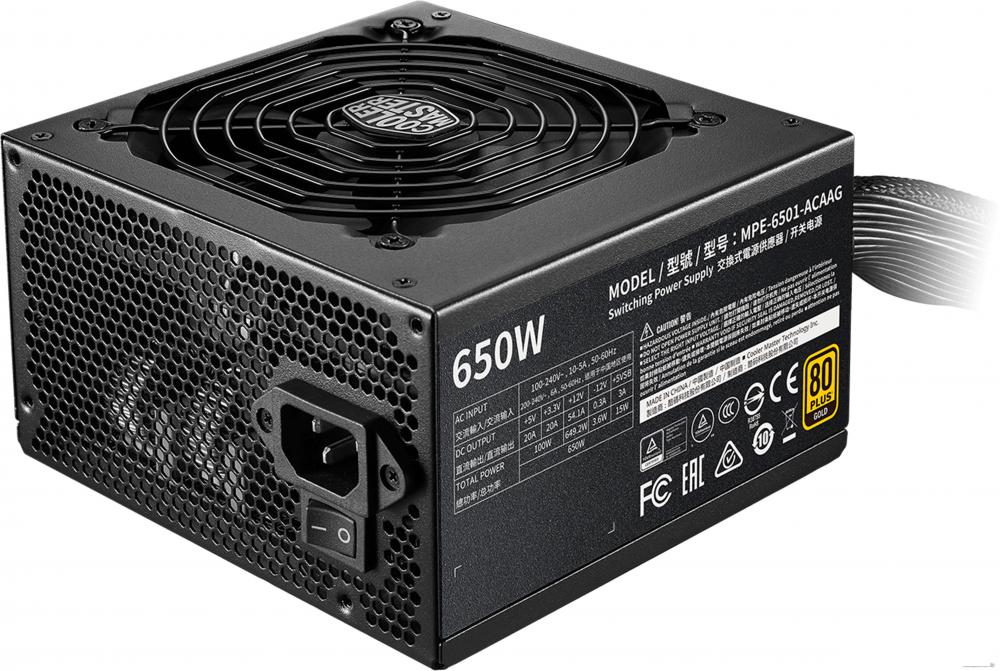 Блок питания Cooler Master MWE Gold 650 V2 MPE-6501-ACAAG-EU