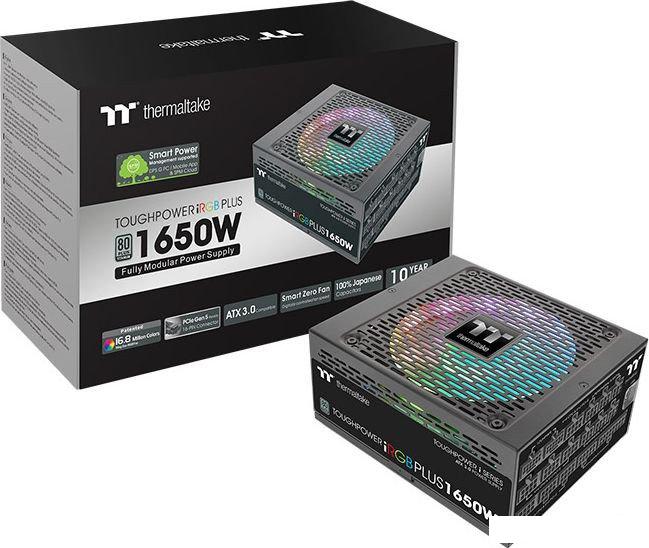 Блок питания Thermaltake Toughpower iRGB Plus 1650W Titanium TT Premium Edition PS-TPI-1650F3FDTE-1