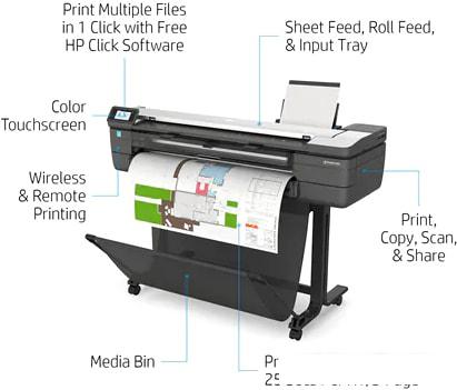 МФУ HP DesignJet T830 F9A30D МФУ HP DesignJet T830 F9A30D
