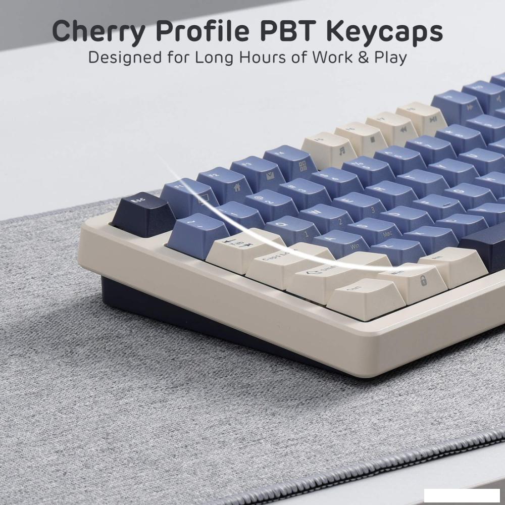 Клавиатуры Royal Kludge S85 Horizon Blue (RK Beige)