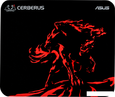 Коврик для мыши ASUS Cerberus Mat Mini (черный/красный)