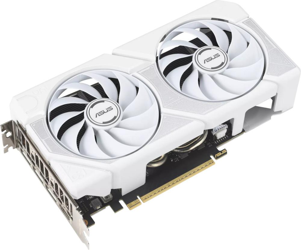 Видеокарты ASUS Dual GeForce RTX 5060 Ti 8GB GDDR7 White OC Edition DUAL-RTX5060TI-O8G-WHITE