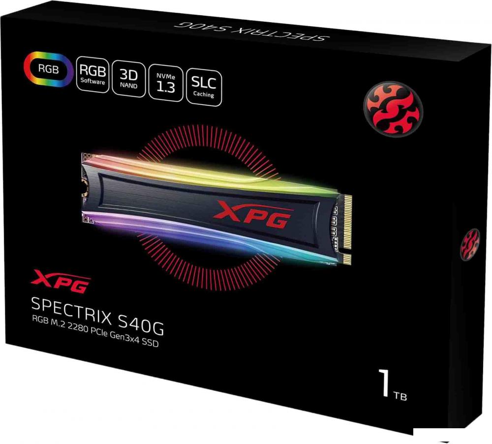 SSD ADATA XPG Spectrix S40G RGB 2TB AS40G-2TT-C SSD ADATA XPG Spectrix S40G RGB 2TB AS40G-2TT-C