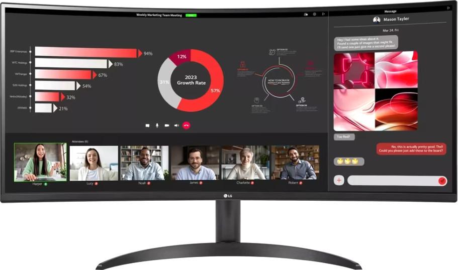 Монитор LG UltraWide 34WR50QC-B Монитор LG UltraWide 34WR50QC-B