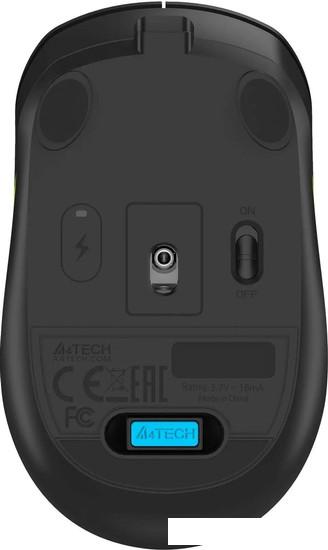 Мышь A4Tech Fstyler FG10CS Air (черный/синий)